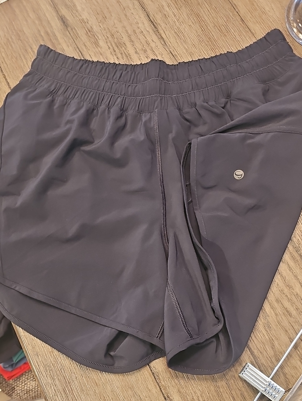 CRZYOGA Women's Black Athletic Running Shorts